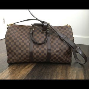 Louis Vuitton KEEPALL BANDOULIÈRE 45 (Damier)